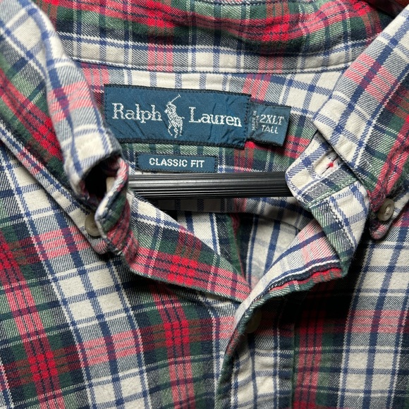 Men’s Ralph Lauren Flannel Button up 2XLT - Picture 3 of 3
